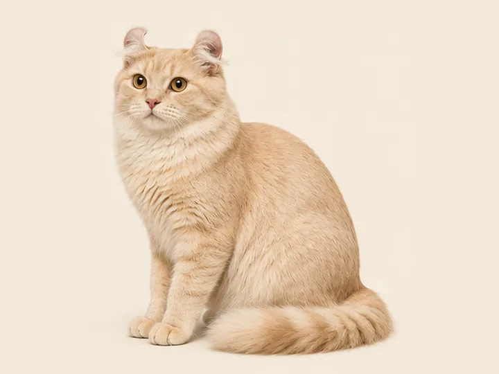 Illustration of an American Curl