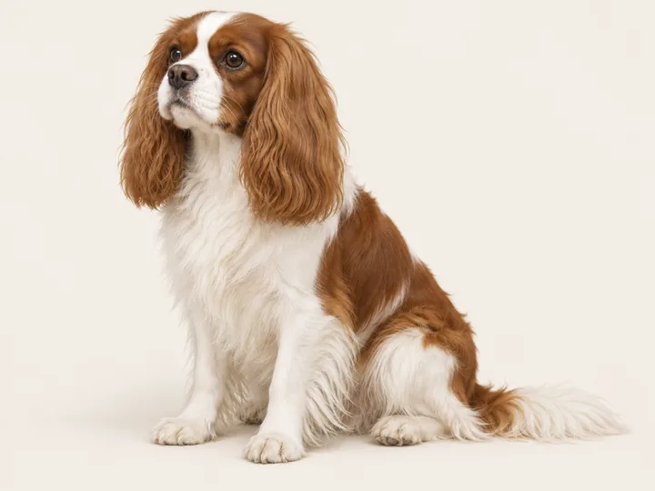 Illustration of a Cavalier King Charles Spaniel