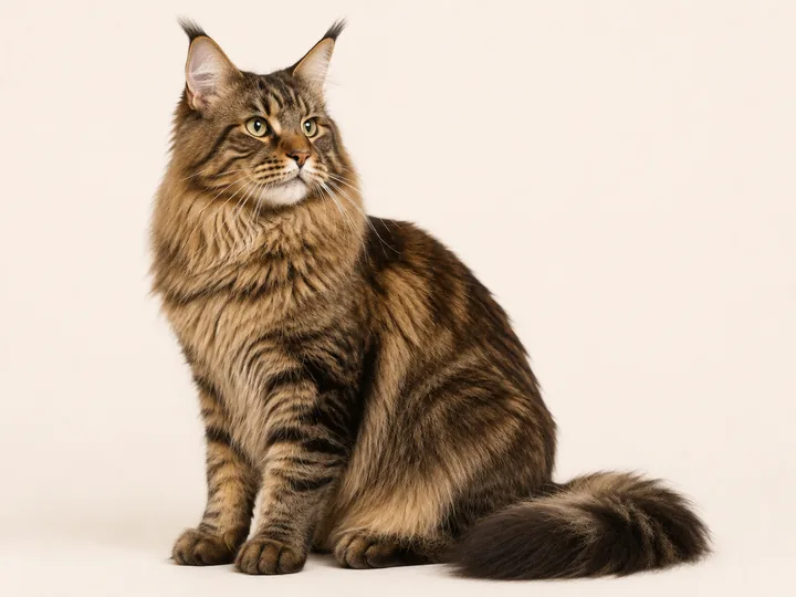 Illustration of a Maine Coon