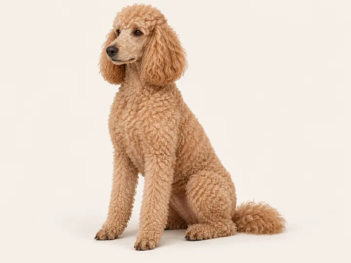 Illustration of a Poodle