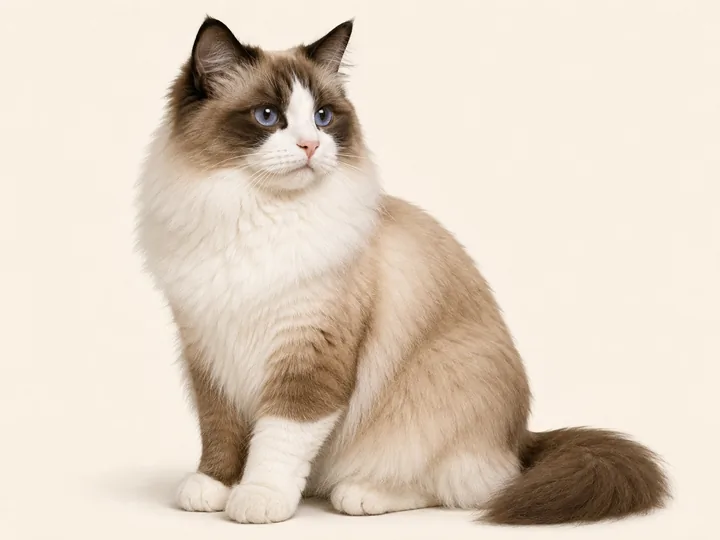 Illustration of a Ragdoll